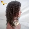 Zikria Remy Human Hair Weave Mongolian Kinky 곱슬 레이스 전면 인간 머리 가발 인도 페루 말레이시아 culry5917445