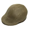 Unisex Summer Hollow Out Andas Mesh Beret Newsboy Gorras Planas Flat Cap Berets Dirving Casual Vintage Hat