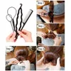 Nya kvinnor Magic Braiders Hair Twist Styling Clip Stick Bun Maker Braid Verktyg Set # R58