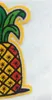 Wholesale High Quanlity Low Price Pineapple Embroidery Iron on patch clothing sewn applique backpack Hat Motif