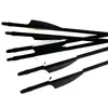 12pcs New style fiberglass arrows with nocks proof Fiber Glass Recurve bow or composite bow silver arrowhead