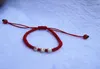 Naturalny Agat 925 Sterling Silver Bead 3 / Red Snake Knot Bransoletka