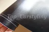Högpresterande 3D Carbon Fiber Vinyl Wrap Klistermärke Luftbubbla Fri bilcykel / Air Release Car / Båt / Bordsbyte 1.52x30m / Roll 5x98ft