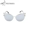 Top Quality Cat Eye Óculos de Sol para Proteção UV das Mulheres Esporte Vintage Sun Vidros Mulheres Marca Designer Retro Eyewear com caixa e casos