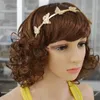 Nuevo precio al por mayor de moda simple chapado en oro forma de mariposa Hairband joyería del pelo para los accesorios del pelo de la muchacha