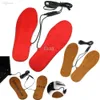 Atacado 1 par USB Electric Powered Insoles aquecidos para sapatos botas Mantenha os pés quentes novos