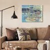 Paisagens pinturas de barco Raoul Dufy Les Bateaux Tela de arte moderna em óleo de alta qualidade pintada à mão sem moldura para decoração de sala de estar
