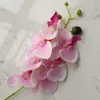 Orchidée papillon à tige unique, 80 cm, fleurs artificielles, mini orchidées Phalaenopsis, 7 couleurs pour centre de table de mariage