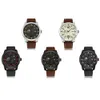 Nytt märke Naviforce fem färger Mäns Sports Watch Mäns Quartz Watch Mäns Militär Uniform Leather Watch Relogio Masculino