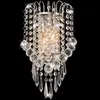 Luxury Modern Crystal Wall Lamp Crown Bedroom Bedsides Mirror Front Glass Sconces Corridor Balcony Hallway Wall Lights