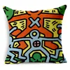Keith Haring Cushion Cover Modern Home Decor Throw Pillow Case Car Seat Vintage Nordic Cushion Cover för soffa Dekorativ kudde CO3762984