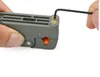 Koaxialkabel-Abisolierzange elektrische automatische Zange RG58 59 62 justierbares automatisches Coax RG6, das 2 Klingen-Werkzeuge abstreift