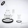 2017 New Arrival Cheap 13cm High 14.4mm Joint Glass Water Pipes Inline Percolato Mini Banger Hanger Rig Thick Base Hookahs