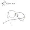 2021 Luxury Clear Frames For Men Women High Quality Brand Designer Optical Lens Glasses With Cases Box