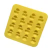 3D-Enten-Silikon-Backform, Kuchenform, Enten-Serie, Schokoladenformen, BPA-frei, DIY-Werkzeuge, Backformen, Mini-Fondant-Formen, Gelb, 122003