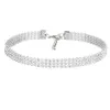 Goedkope Mode Vrouwen Volledige Crystal Rhinestone Chokers Ketting voor Vrouwen Zilveren Sieraden Gekleurde Diamant Verklaring Ketting