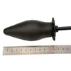 女性男性刺激装置オーガズム肛門ポンプ調節可能な膨張膣アナルストッパー＃T708