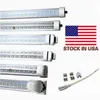 72W Led T8 8 pés FA8 único pino / R17D / Integrados Duplo Sides smd2835 Led Light Tubes 8 pés levou AC85-265V UL DLC