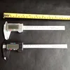 150mm 6inch LCD الرقمية الإلكترونية Vernier الفرجار الفرجار Carbon Carbon Gauge Microder