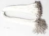 Woskowa skóra wąż naszyjnik frezowanie sznurek sznurek lina przedłużacz łańcucha z zapięciem homara DIY tania biżuteria