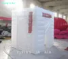 2.2m Cube Booth Tenda Illuminazione Photobooth Cabina fotografica gonfiabile con LED colorato