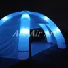 Tenda gonfiabile del partito di illuminazione di RGB del diametro di 8m gigante bella della parete smontabile da vendere i fornitori gonfiabili della tenda del ragno fatti in Cina