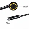 2MP Endoscope 2M 7mm Lens USB IP67 Waterproof Inspection Camera 6LED Borescope Snake Video Cam for Android OTG UVC258P