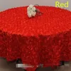Blush rosa 3d rosa flores pano de mesa para decorações de festa de casamento bolo toalha de mesa roundrectangle decoração de mesa corredor saias car5103058