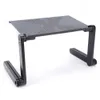 Freeshipping 360 graden opvouwbare verstelbare laptop bureau computer tafel standaard bed lade