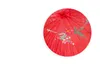 Ombrello parasole orientale giapponese cinese di carta rossa vintage 55 cm / 80 cm Ombrelli in seta con manico lungo da sposa ZA3051