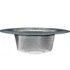 Kitchen Sink Strainer Stainless Steel Drain Filter Wash Basin Strainer Mesh with Large Wide Rim 4.5" Diameter