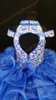 2021 Infant Pageant Klänningar med pärlstavar och tiered kjolar Real Pictures Crystals Rhinestones Organza Cupcake Girls Pageant Gowns