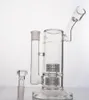 Mobius Birdcage Glass Bong Clear Glass bongs Dab Rig Double Stereo Matrix Perc Water Pipe Recycler Oil Rigs