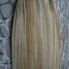 Malezyjskie dziewicze włosy proste 27613 Blond Virgin Hair Weave Bundles 100G 1PCS Human Hair Extensions Double Weft71468115959351