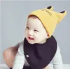 Hiver chaud dessin animé bébé bonnet tricoté chat oreille bonnet enfant en bas âge chapeaux tricotés casquettes enfants chaud bonnet