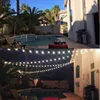 25ft G40 Bulb Globe String Light with Clear Bulb Backyard Patio Lights Vintage lampor Dekorativt utomhus Garlandbröllop