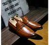 To promote NEW red cusp leather shoes Men's dress shoes Male Business shoe Top quality brand designer shoes for men Wedding