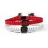 Top Quality Mens Läderarmband Partihandel Mix Färger Äkta Python Läder Stingray Macrame Bracelet Party Smycken