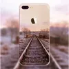 Para Apple iphone 6 6S plus iphone 7 plus SE funda de silicona paisaje Plating TPU fundas de teléfono celular Elizabeth Tower Big Ben Eiffel 012