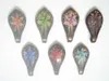 10pcs / lot multicolore murano pendentifs en verre pour bricolage artisanat bijoux de mode cadeau mélange couleurs PG9235R