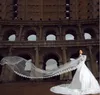 promotion 5m Wedding Veil 5 Meters Long Bridal Top Quality Cathedral Veil Ivory / White Color Lace Women Wedding Accessories