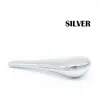 Metal Scoop Shape Rainbow Spoon Smoking Pipe Zinc Alloy 95mm Length 24mm Diameter Tobacco Cigarette Hand Pipes with Gift Box6997101