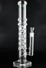 Hookahs 16" Cube perc Bong with 30 catcher glass bongs make more bubblers smoking water pipe amazing style