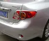 Högkvalitativ ABS med Chrom Car Headlamp Dekorationskåpa Trimram, Taillight Cover Trim, FOT FOT Lampa För Toyota Corolla 2007-2010