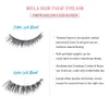 Bella Hair False Eyelashes Extension 6 Different Style Cosmetic Strip Fake Lashes - 60 Pairs Natural & Dramatic Reusable Eyelashes Bulk in