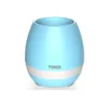 Portable bluetooth mini haut-parleur musique pot de fleur veilleuse tactile jouer pot de fleurs coloré créatif musique jouets haut-parleurs extérieurs