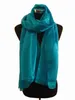 Femmes dames plaine couleur unie 100% soie écharpe châle Wrap écharpe foulards 180*90 cm 10 pcs/lot #1551