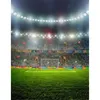 Arrière-plan de photographie de terrain de Football vert, accessoires de Studio en vinyle, veilleuses pour garçons et enfants, arrière-plan de Photo de stade de sport