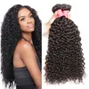 Unverarbeitetes indisches menschliches Remy-Jungfrau-Haar Jerry Curly Hair Weaves Haarverlängerungen Natürliche Farbe 100g/Bündel Doppelte Tressen 3Bündel/Lot