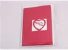 cartes de voeux cartes de mariage cartes pop up carte de voeux de félicitations carte faite à la main carte de Saint Valentin avec enveloppe